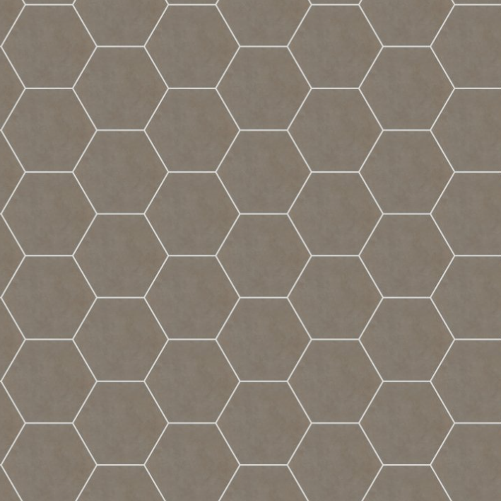 Bee Hive Ashgrey, Hexagon, 24X20, Matte by Daltile
