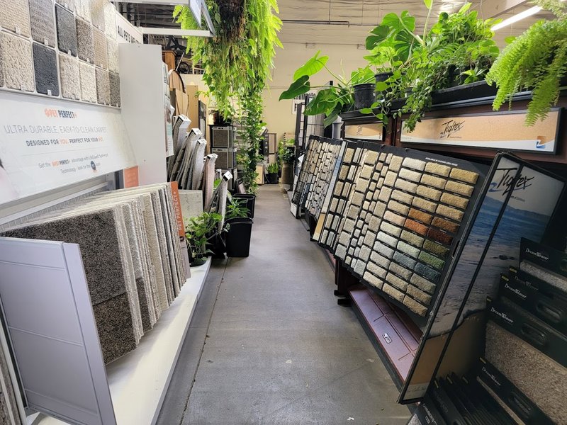 Carpet Showroom with Carpet Samples in Sylmar, CA